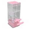 Automatic Bird Feeder Anti Spill 400ml Plastic Hanging Bird Cage Feeder for Parakeets Lovebirds