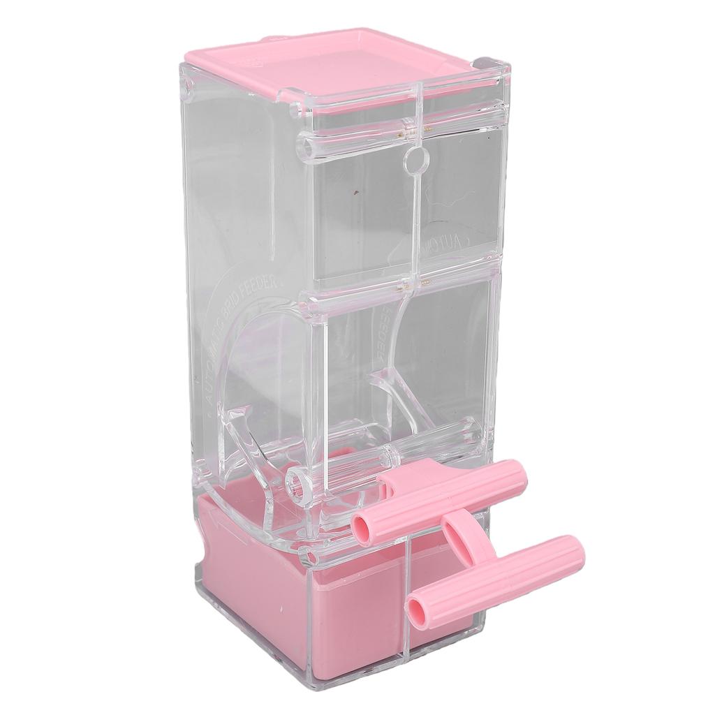 Automatic Bird Feeder Anti Spill 400ml Plastic Hanging Bird Cage Feeder for Parakeets Lovebirds