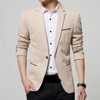 Bărbați Slim Fit Fashion Blazer Jachetă Costum Negru Albastru Roșu Mărime Plus 5XL Sacouri Bărbați Palton Bărbați Rochie de Nuntă