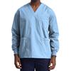 Top da lavoro multi-tasche a maniche lunghe da uomo per settore sanitario, uniforme medica, abbigliamento da lavoro