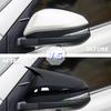 For Toyota RAV4 2014-2018 Car Replacement Rearview Side Mirror Covers Wing Caps Exterior Door Rear View Case Trim Housing Black