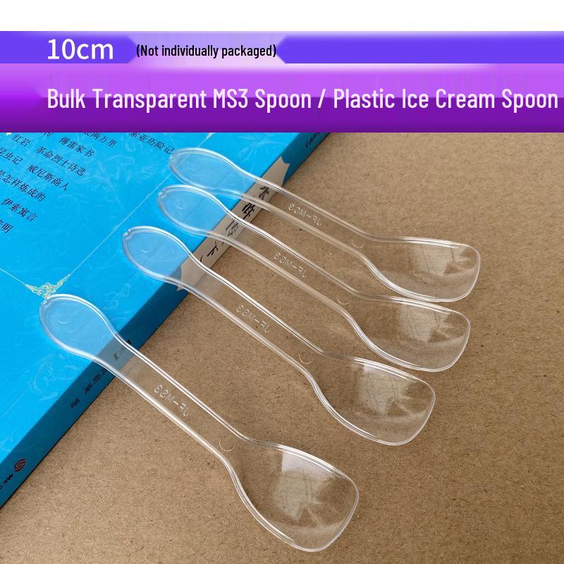 Disposable Wooden Ice Cream Tasting Spoons
