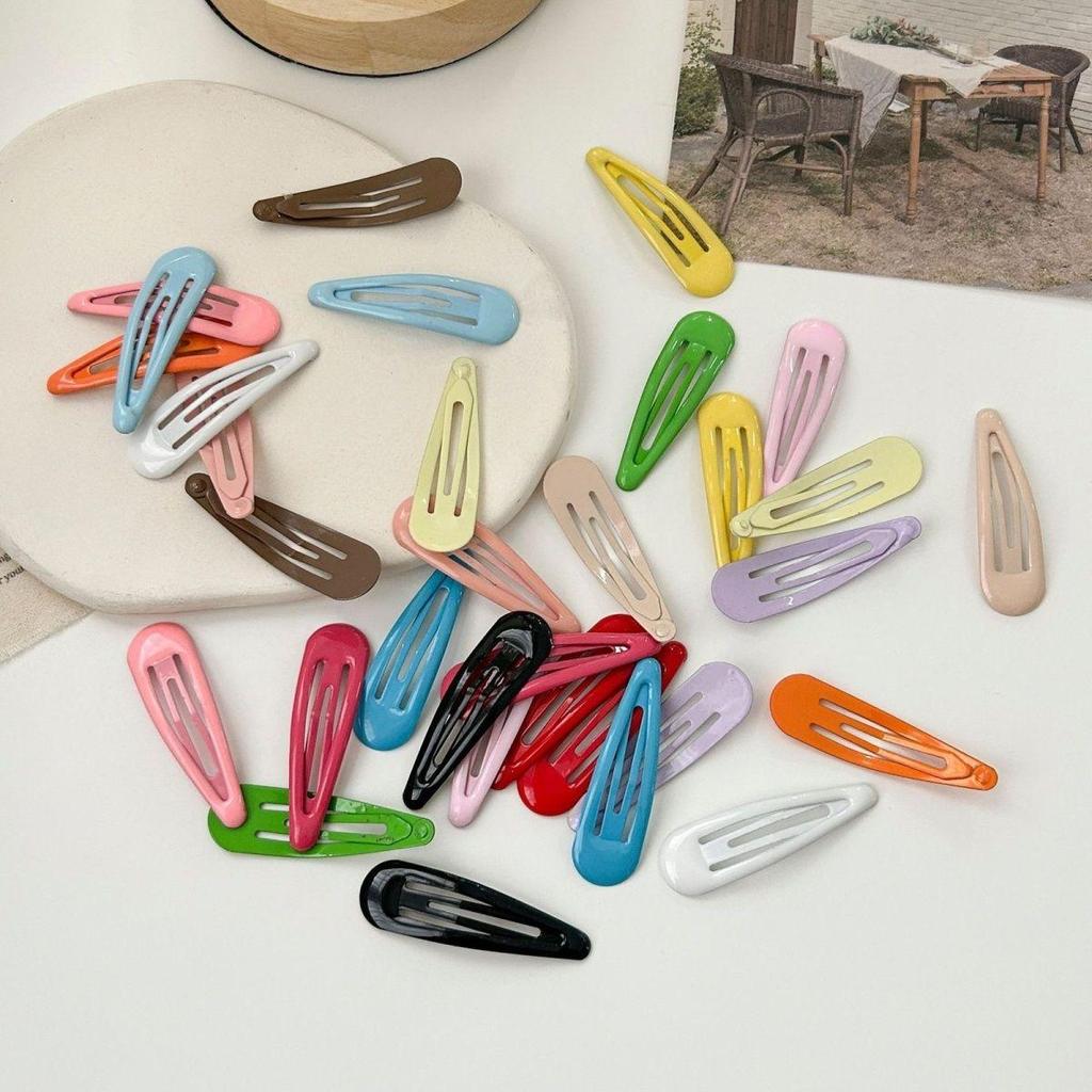 HyunA-Inspired Colorful Bobby Pins - Cute Girl Hair Accessories, Clips & Fringe Side Clips - Lin Xiaozhai Style Headdress