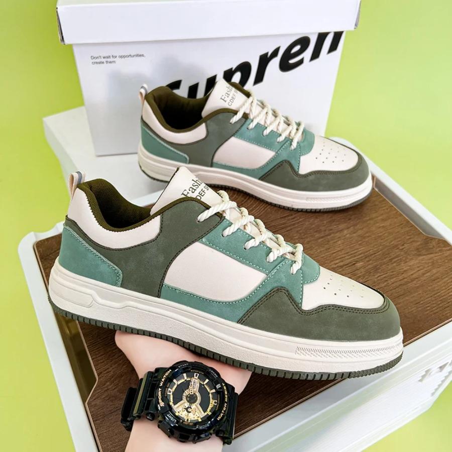 2025 neue Frühling und Herbst Übergröße Schnürschuhe Bequemer flacher Absatz Low-Top Walking Schnürschuhe Neue lässige Outdoor-Sport-Sneaker