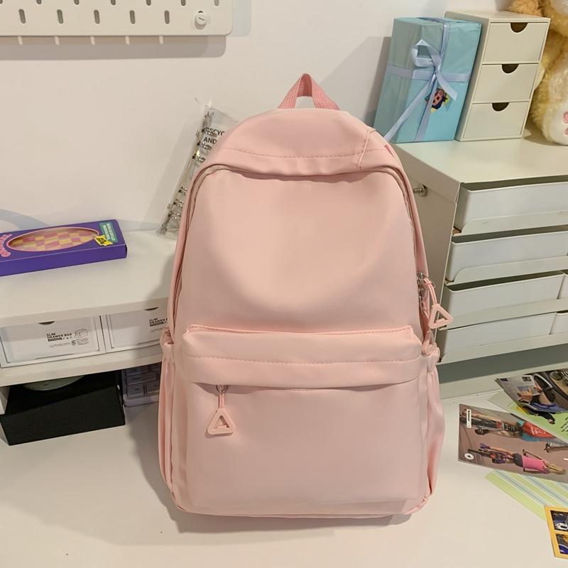 Сплошной цвет Студенческая сумка Женский рюкзак для кампуса Маленький рюкзак — фото 7