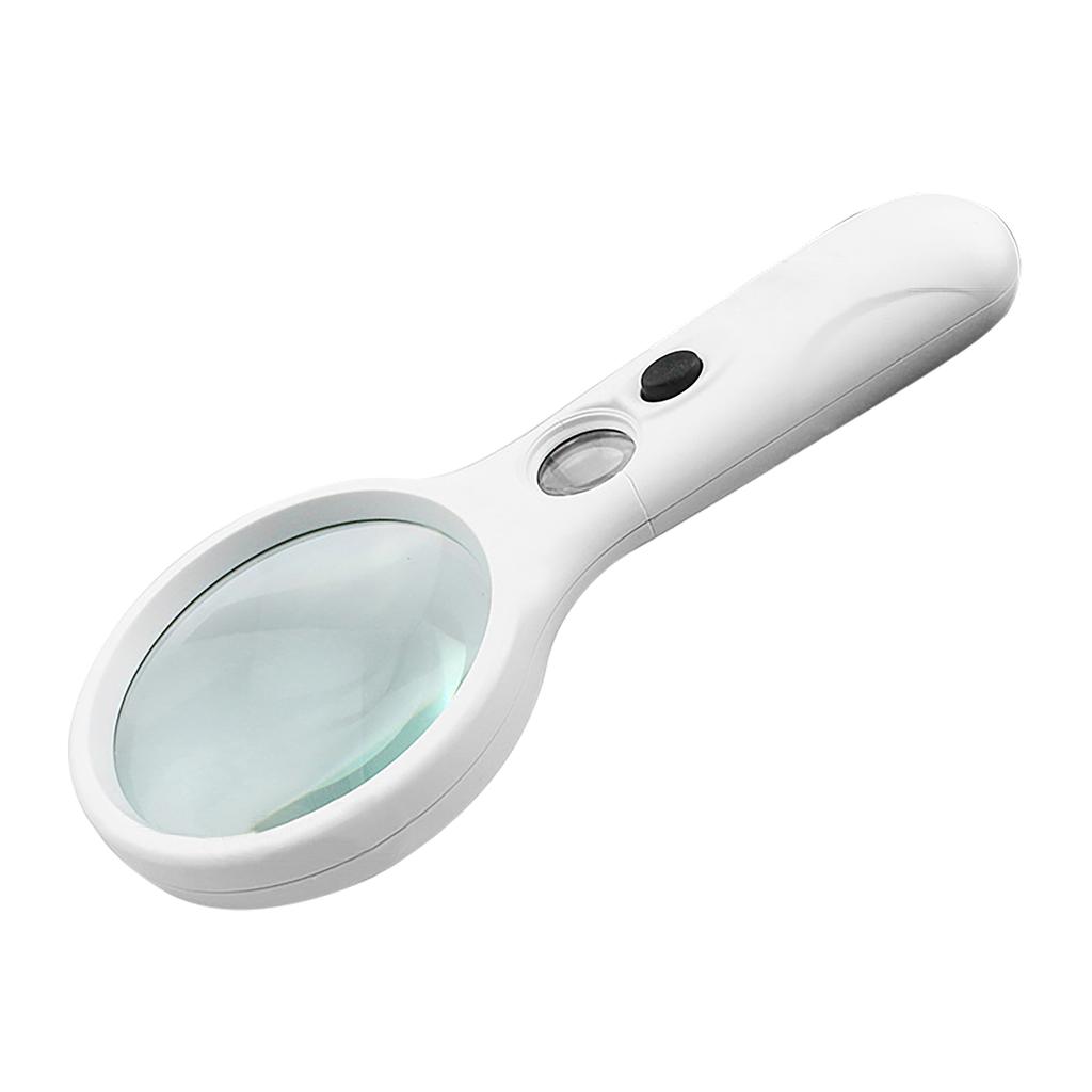 Magnifying Glass LED 3X 45X Magnification Handheld Magnifier Lens for Reading Repair