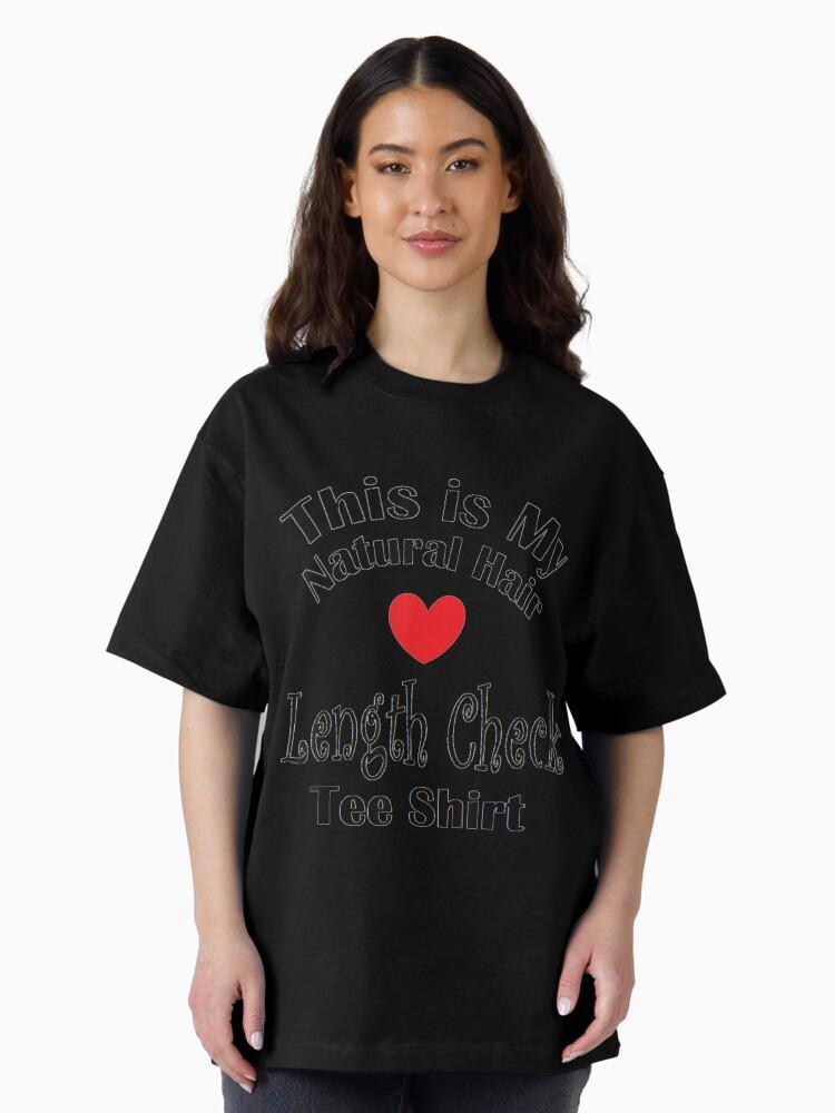 Celia Cruz Natural Hair Design for Black Women Length Check Beauty 2 T-Shirt Oversized T-Shirt