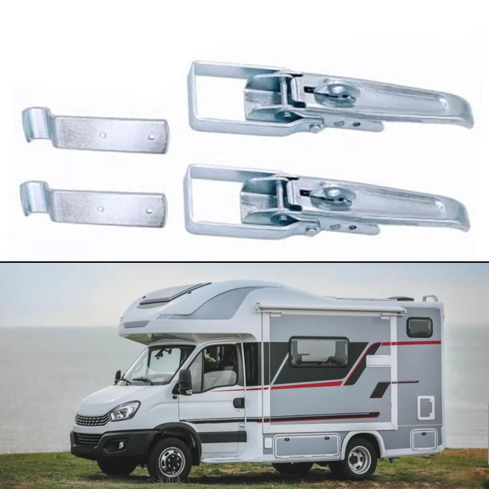 

4pcs Heavy Duty Trailer Gate Latches Reliable Steel Handles for Trailers