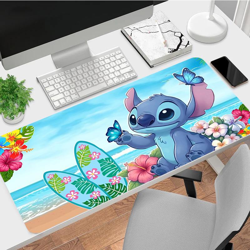 Lilo Stitch Xl Gaming Mouse Pad Nonslip Rubber Base Stitched Edge Waterproof Desk Mat For Pc Laptop Gamer Office Computer Accessories C929900