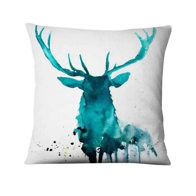 Watercolor Forest Print Pillowcase Cushion Cover Decorative  Home Decor Sofa  Moda