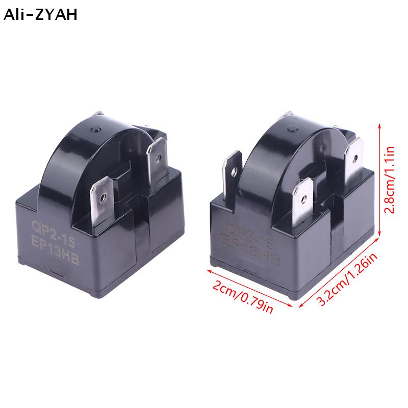 (YY)1Pc New Refrigerator PTC Starter Relays 1/3/4Pins Compressor Overload Protector Refrigerator PTC Starting Relays Accessories