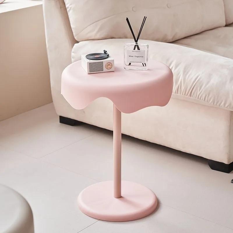 Ice Cream Style Small Side Table Bedside Nightstand Tatami Sofa Coffee Table for Living Room Decorative Furniture