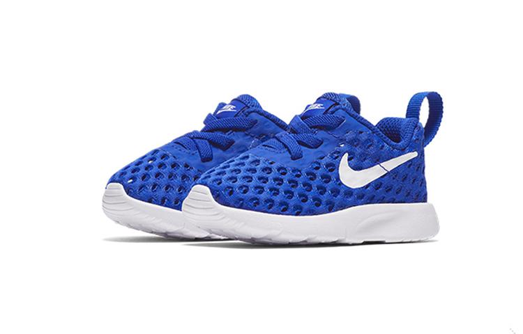 Nike Tanjun BR BLUE Slip Resistant Abrasion Resistant Low top Sports Casual Shoes Blue Infant And Toddler AO9605-400