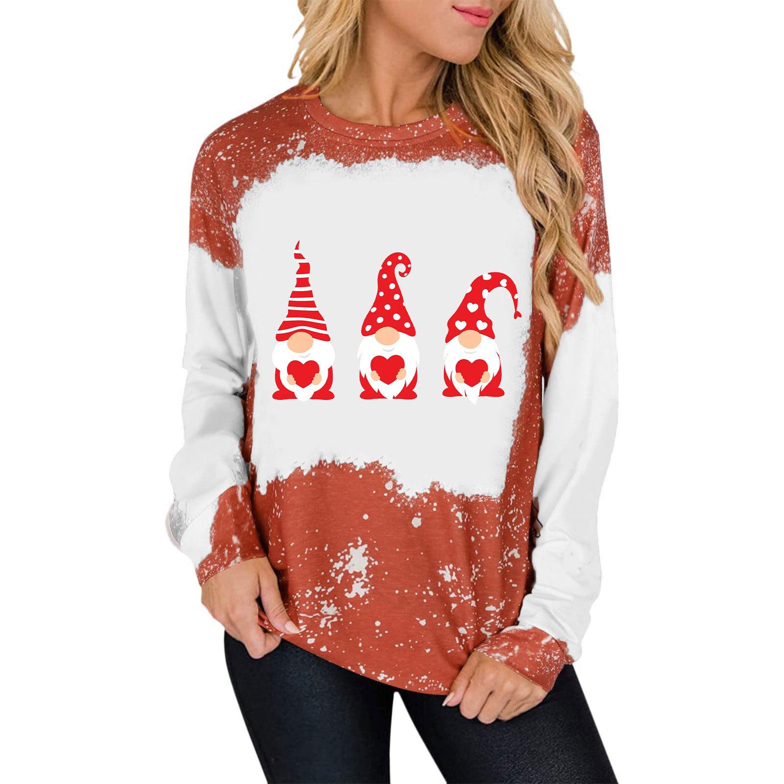 Уютная толстовка из полиэстера с лесным принтом и круглым вырезом — фото 4