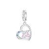 New 925 Silver Mother's Day Themed Love Family Crown Pendant Beads fit Original Bracelets Necklaces DIY Jewelry Gifts