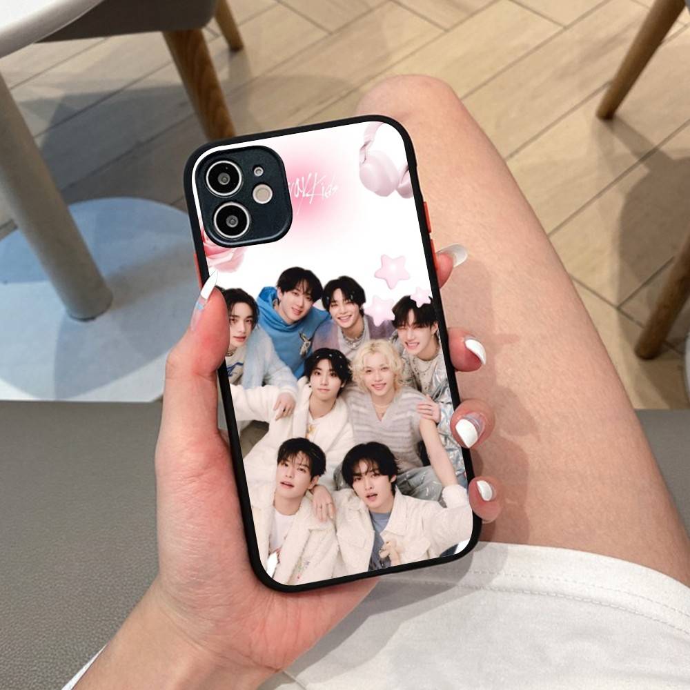 1pc Cool Kpop Singer S-stray K-kids Phone Case For IPhone 14 11 12 13 Mini Pro Max 8 7 Plus X XR XS MAX Translucent Matte Cover