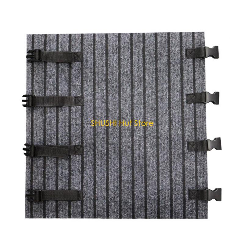 

Adjustable Step Mat Protective Pad Nonslip Surfaces for Campers Trailer Motorhome Accessories 18 Polyester D57B