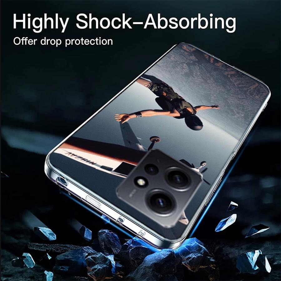 Extreme Adventure Parachuting Phone Case For Redmi 12 13C 12C 15C 9 10 10C Note 13 Pro Plus 14 15 Pro 9T 9C 9A TPU Soft Cover Cl