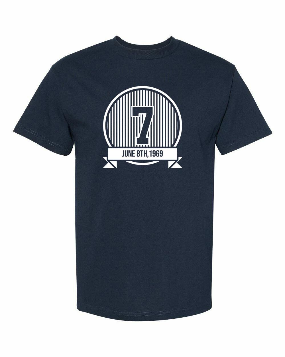 

MICKEY MANTLE Retired Number #7 Unisex T-Shirt S-XL FREE S&H! 3XL