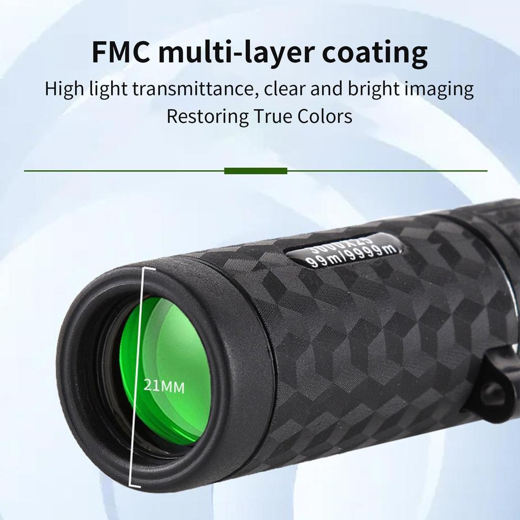 Night Monocular, 30x50 Telescope For Adults High Powered With Smartphone Adapter Tripod, High-Definition Low Light Night Monocular.