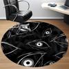 1pc Eyes Pattern Office Round Area Rug,  Mat Suitable For Office, Under Office Chairs Bedroom Living Room Home Decor, Room Deco