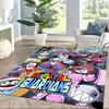 Digital Circus Area Rug Suitable For Game Room Balcony Playrooms Dining Room Antislip Carpet Office Home Decor Perfect Gift For Womenmen