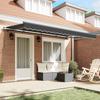 Retractable Awning Anthracite 350 X 200 Cm Fabric