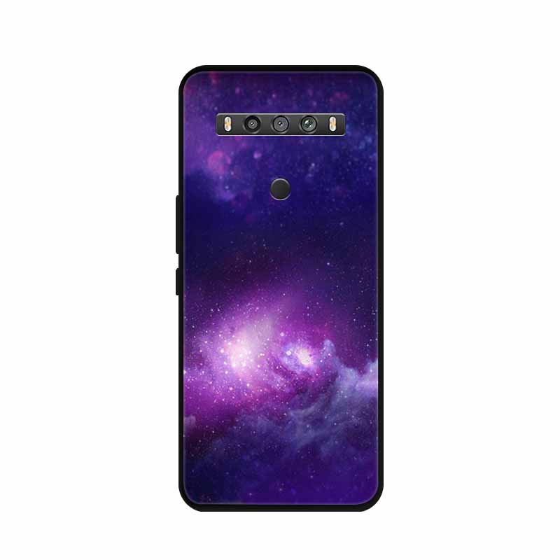For TCL 10 5G UW Case Animals Silicone TPU Soft Cover Phone Coque For TCL 10 SE TCL10 5G UW Capa Shockproof Cartoon Wolf Funda