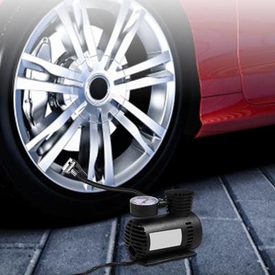 12V Tire Pump with Digital Pressure Gauge Car Vehicle Tire Inflator Portable Lightweight Air Compressor for Bicycle Sports Ball