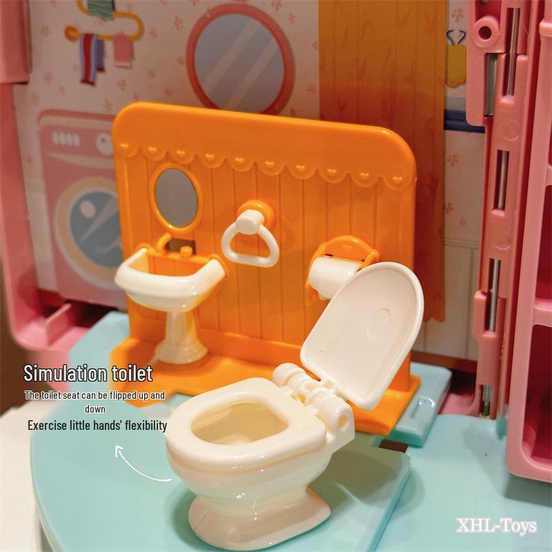 Koala Diary RV Villa Transformable Dollhouse & Toy Storage for Kids