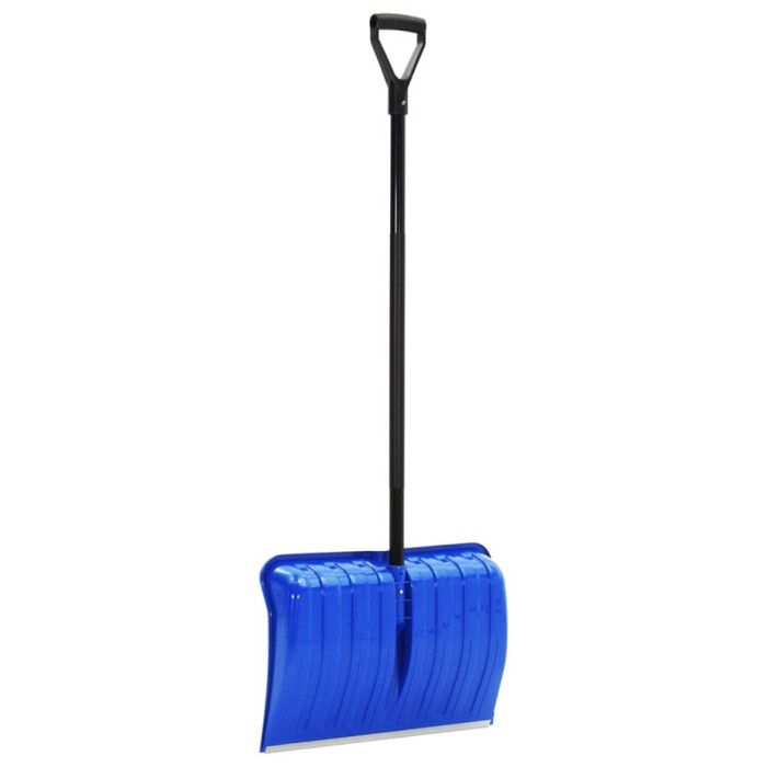 Pelle à neige - VIDAXL - 147 cm - Manche en métal revêtu - Bord en aluminium - Couleur bleue