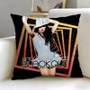 Classic Singer Britney Jean Cushion Cover Soft  EasyWash Pillow Case  Versatile for Couch Bed Travel and Office