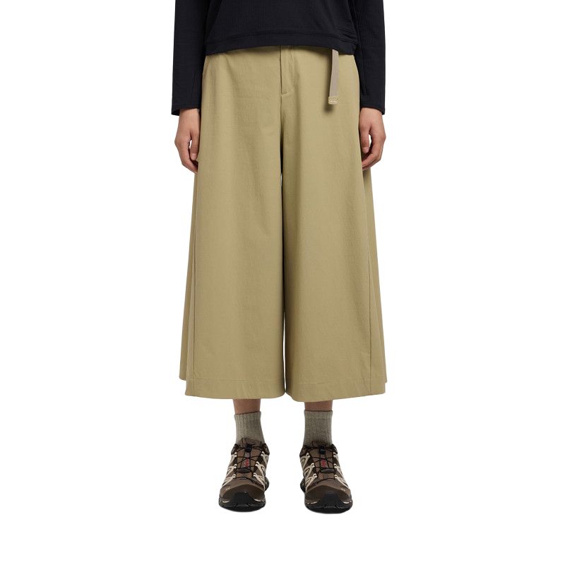 Salomon Ss26 Pl Iwd Outdoor Solid Color Wide Leg Windproof Loose Casual Pants Women pants LC2904000 XS
