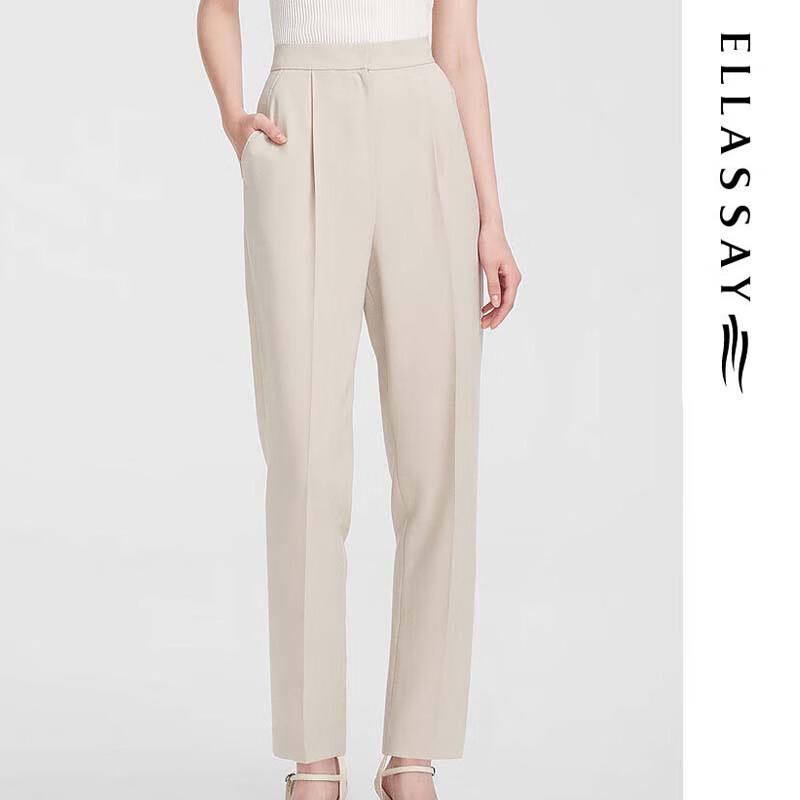 

ELLASSAY Women s Classic Slim Triacetate Trousers S
