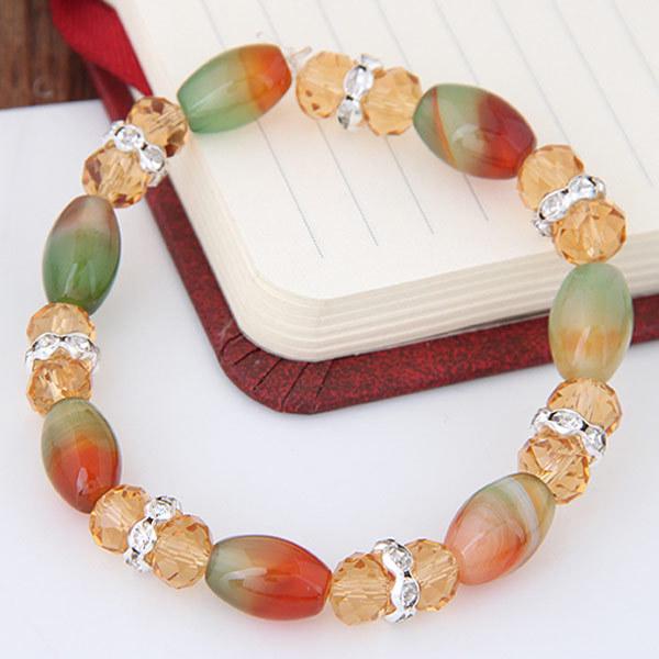 Korean Fashion Crystal Agate Bracelet