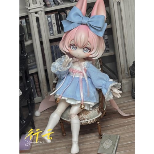 Inedible Doll Series Blind Doll, Approximately 19-20cm Tall, PVC & ABS Material, 1/12 Scale BJD Special Body, Girl's Gift, Articulated Figure, Painted