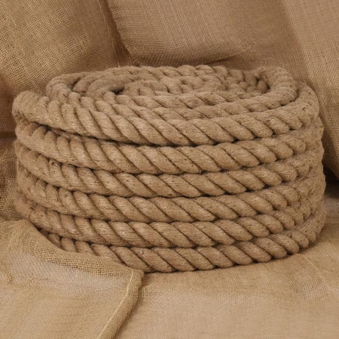 VidaXL Jute Rope, Packing Twine, DIY Hemp Rope Gardening, Decoration Twine, 25 M Long 30 153770