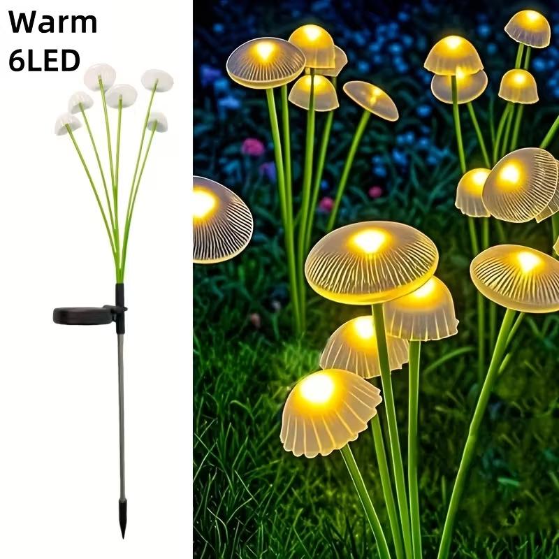 Solar Jellyfish Lights - Silicone Mushroom Lawn & Garden Decor