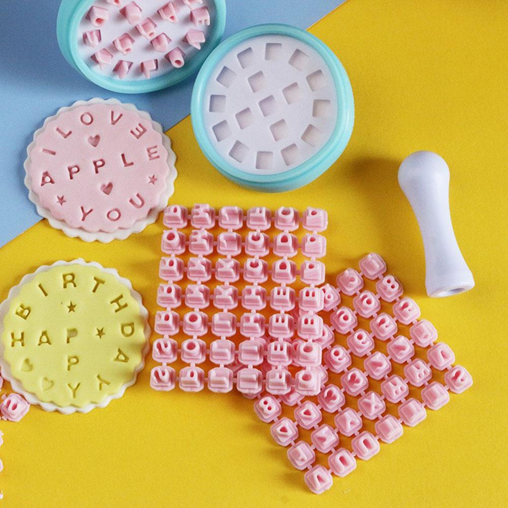 Fondant Cutter Printing Biscuits Mould Rounded Shaped Stamps Printed Biscuits Cutters Baking Cake Decor