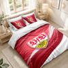 Ensemble de literie 1 housse de couette 2 taies d'oreiller Imprimé VfB Stuttgart Décoration de chambre à coucher Maison