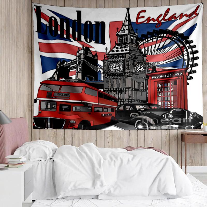1PC Portugal: Landscapes Culture And Cuisine Tapestry, Unique Design Tapestry, Suitable for Bedroom,Livingroom, Playroom,Heartwarming Holiday Gifts