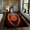 Arsenal Logo Designed floor mat, suitable as a non-slip mat for the living room or bedroom sofa