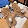 Cute Plush Half Finger Cartoon Puppy Girl Plush Dew Finger Flip