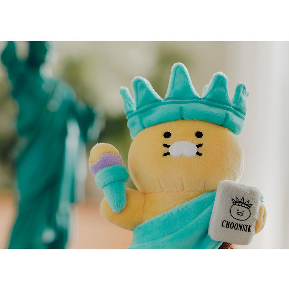 Chunsik World Tour Statue of Liberty Keychain Doll Plush Keyring 9.5cm