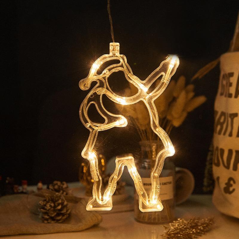 Lumières De Décoration De Noël, 3 Pièces Lumière De Fenêtre De