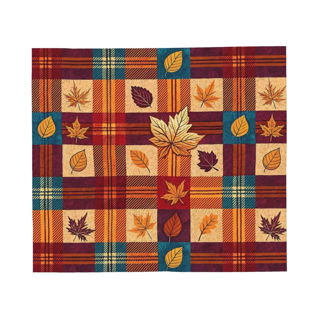 Maple Fallen Leaves Flannel Blankets Colorful Funny Throw Blanket for Sofa Bedding Lounge 200x150cm Bedspread