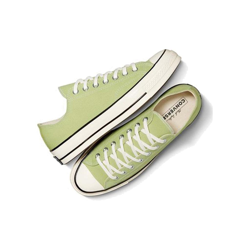 Converse Pantofi de sport Chuck 70 Vintage Canvas Low Vitality Green Unisex Egret Black A04587C