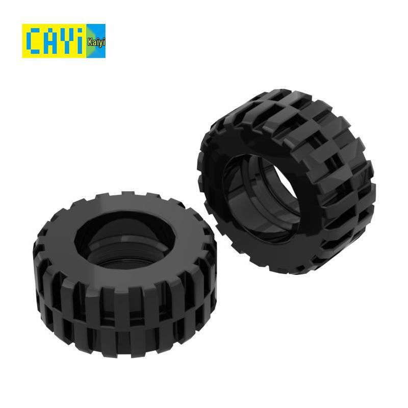 

92402 Совместимая с LEGO черная шина 30,4x14 мм - Аксессуары для строительных блоков MOC, Мелкие детали [50 г]