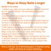 Solid Nail Glue Nail Tips Gel for Press On Nails,Acrylic Nail Gel for Manicure Extension,False Nails Adhesive Glue Long Lasting
