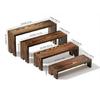 Tabletop Display Stand with Nesting Wood Platforms for Organizing Cosmetics, Stationery, Collectibles, and Jewelry